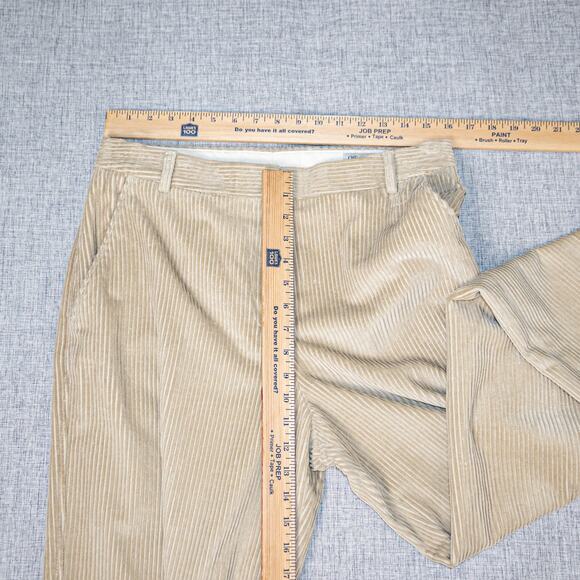 Officine Generale Sally Wide Leg Corduroy Trousers Beige size 40 - Picture 10 of 12